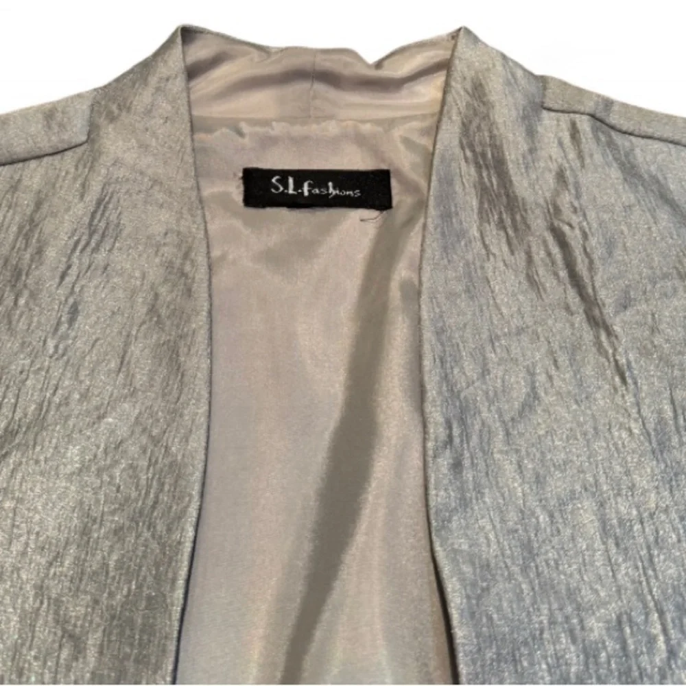 SL Fashions - Cocktail / Evening Midi Ruffled Dress with Jacket - Picture 6 of 11